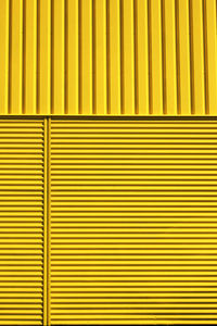 Urban background pattern yellow galvanized metal profile