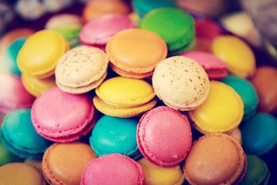 Close-up of colorful candies