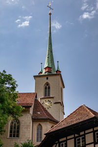 Low angle view of traditional building against sky