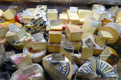 Close-up of food for sale at market