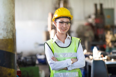 Portrait of a man working