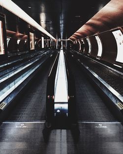 View of subway station