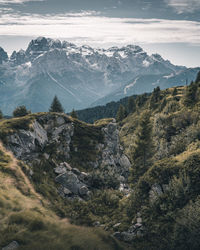 Scenic view of landscape against sky