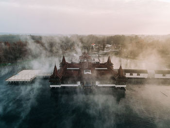 Scenic view of thermal bath