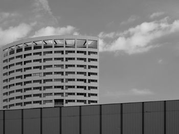 Low angle view of building against sky