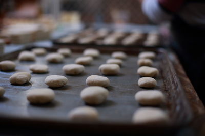 Close-up of candies on table