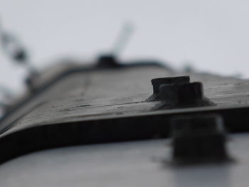 Close-up of wooden plank