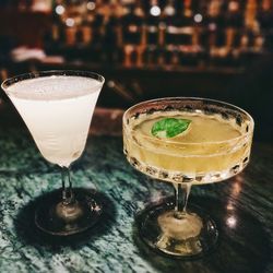 Close-up of drink on table