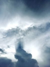 Low angle view of clouds in sky