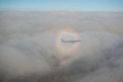 Low angle view of clouds in sky