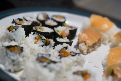 Close-up of food in plate