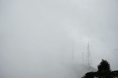 Low angle view of built structure against sky