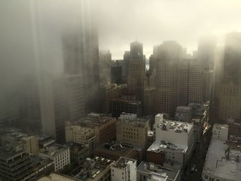 View of buildings in city