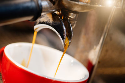 Close-up of coffee cup