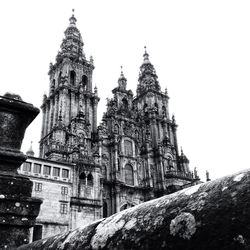 Low angle view of temple