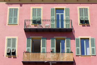 Low angle view of residential building