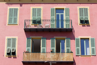 Low angle view of residential building
