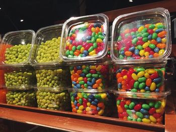 Close-up of multi colored candies