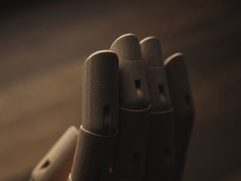 Close-up of human hand