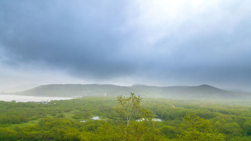 Scenic view of landscape against sky