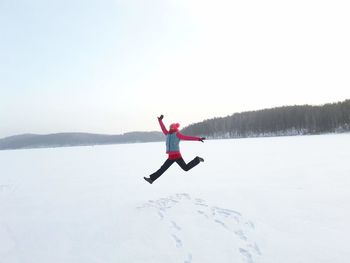 Jumping smile