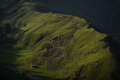 High angle view of landscape