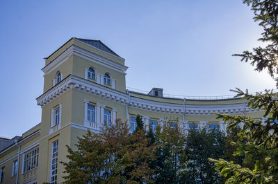 Low angle view of building against sky