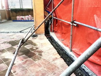 Metal staircase