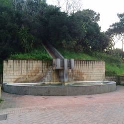 View of built structure with trees in background
