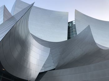 Low angle view of modern building against sky