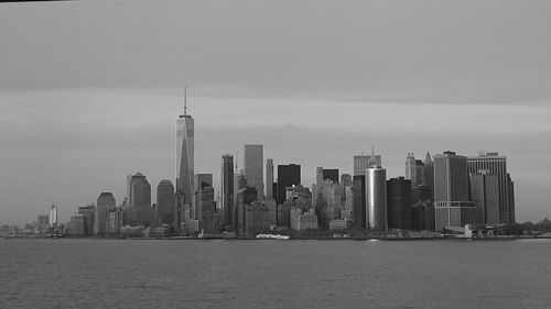 Low angle view of modern office building