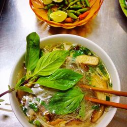 Close-up of food in bowl