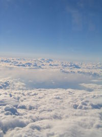 Aerial view of cloudscape