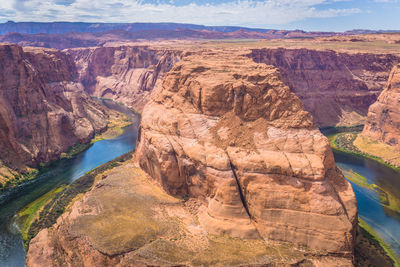 Scenic view of rock formation