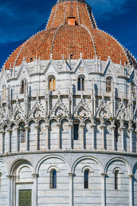 Low angle view of building against sky