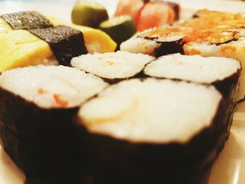 Close-up of bread in plate