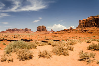 Panoramic view of landscape against sky