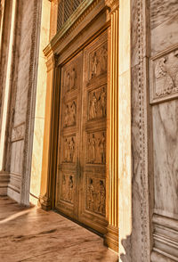 Entrance of historic building