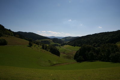 Scenic view of landscape against sky