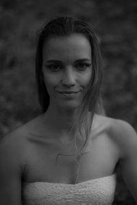 Portrait of a smiling young woman