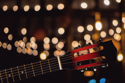 Close-up of guitar