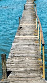 Pier over lake