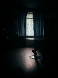 Empty chairs at home