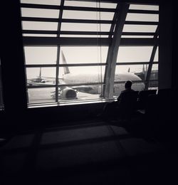 People at railroad station