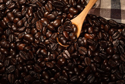 Close-up of coffee beans