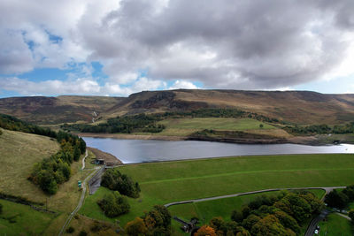 Dovestone reservoir near the town of greenfield, in the united kingdom