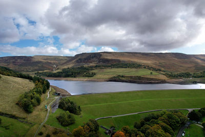 Dovestone reservoir near the town of greenfield, in the united kingdom