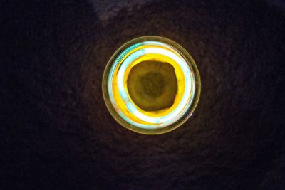 Close-up of illuminated light