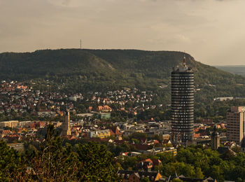 Aerial view of a city