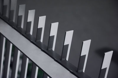 Low angle view of staircase against building